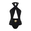 X Zeynep Tosun Black Sun Accessory Detailed Swimsuit Tclss23ma00001