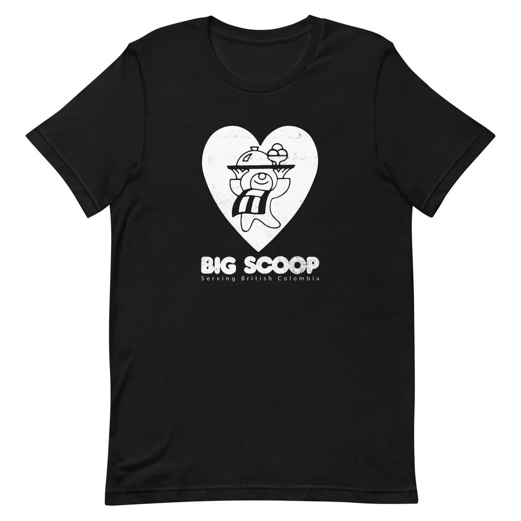 

Big Scoop Ice Cream T Shirt Vintage Retro Canada Graphic Tee For Men Women 4XL