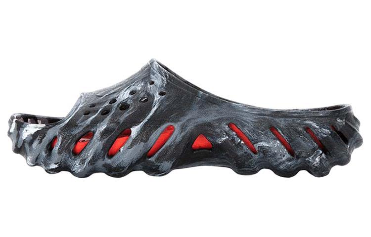 Кроксы marbled Echo Slide Черный 208467-0X9 38-39
