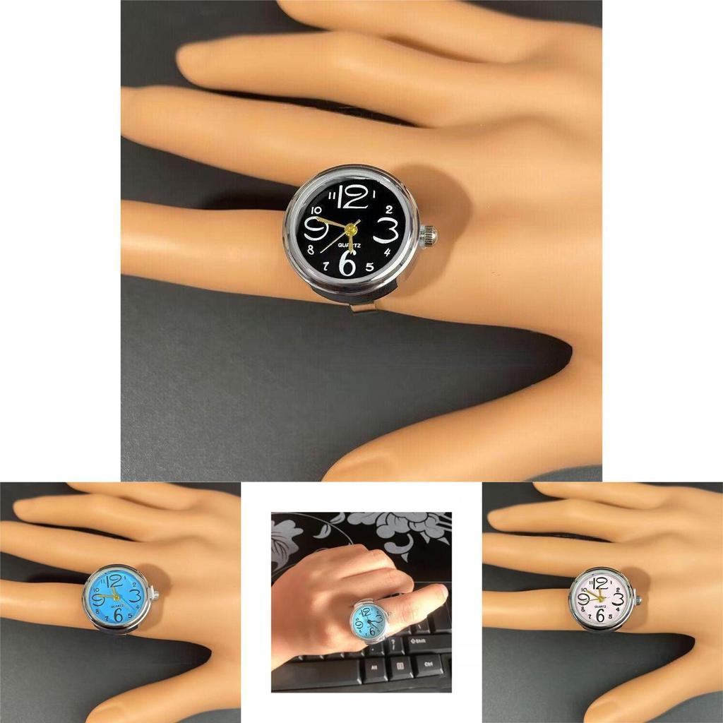 Stylish Couple's Finger Watch With Unique Design Quartz Movement For Trendy Individuals