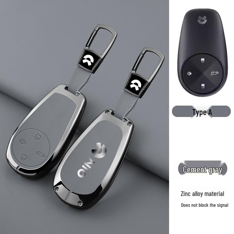NIO ES6/ES7/ET7/ET5 Creative Metal Keychain for Men & Women - Car Pendant/Bag Charm.