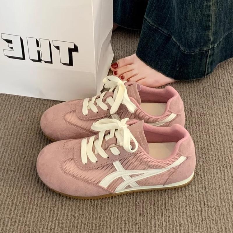 Summer breathable mesh yellow shoes thin casual retro small single shoes women's mesh cloth shoes