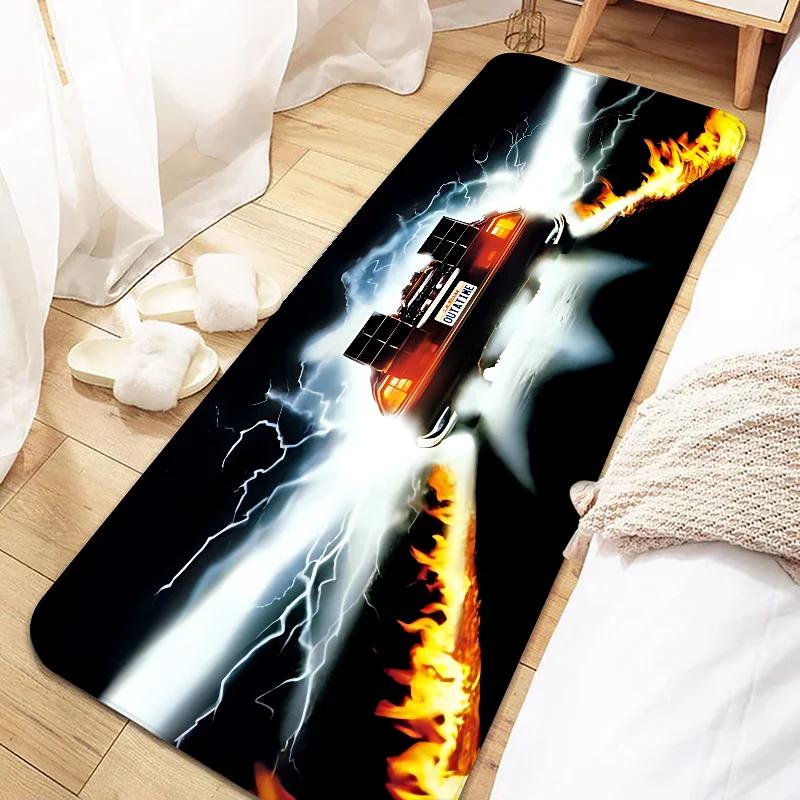 Back To The Future Door Mat Entrance Non-slip Doormat Washable Kitchen Carpet Living Room Hallway Rugs Bathroom Bath Door Mats