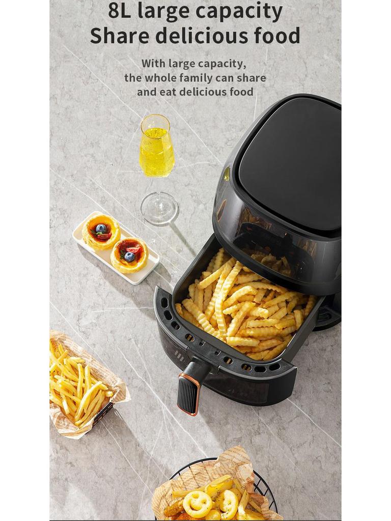 8L Large Capacity Multi-function Air Fryer for Home Use