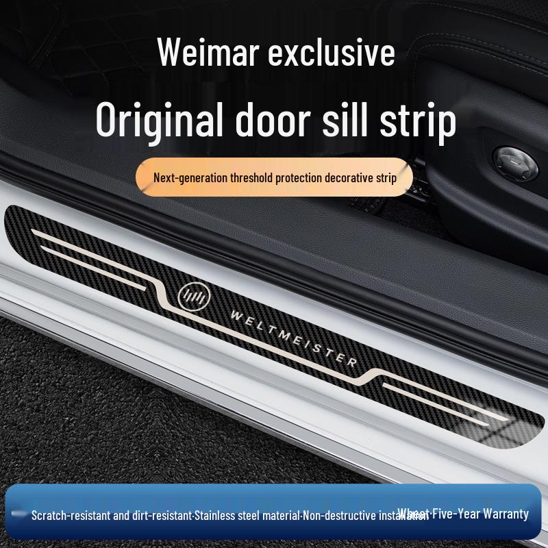 Weltmeister Car Sill Strips: Fit for E.5, EX5, W6, EX6 Models – Original Modification Welcome Pedals