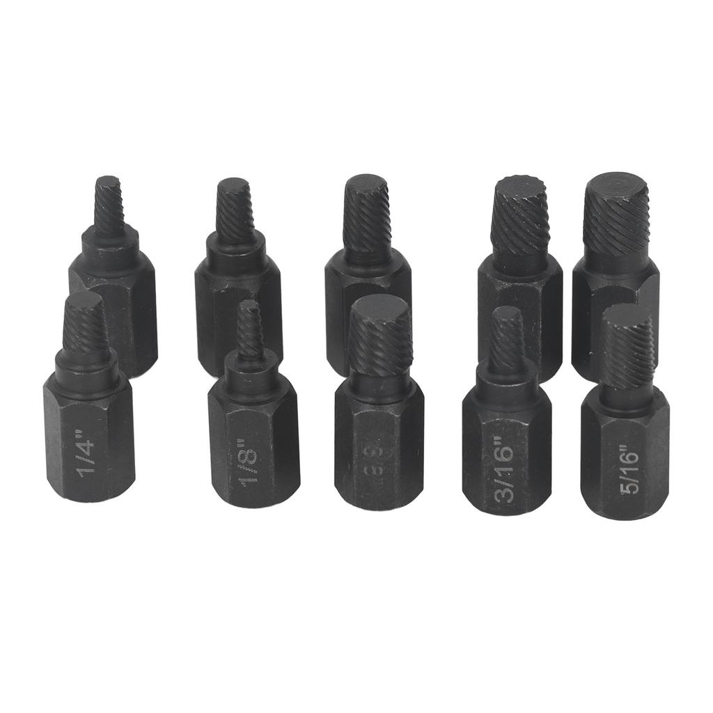 Set 10 Buc Extractor Șuruburi Rupte 14 732 316 532 18 1332 38 1132 516 932in Șurub Deteriorat