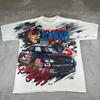 Vintage 1998 Chase Authentics Dale Earnhardt NASCAR Mens L White AOP T-shirt USA
