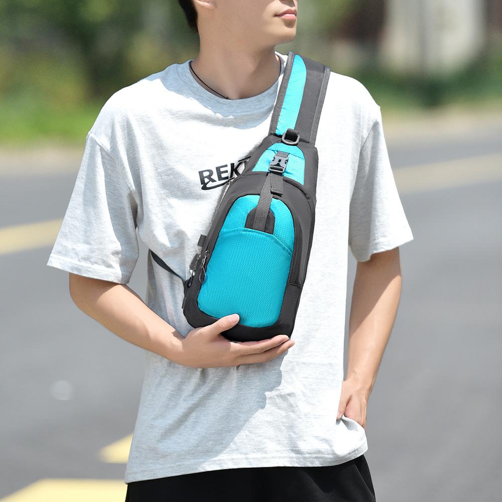 Breast bag Lightweight fanny pack Versatile backpack Storage Casual breast bag Outdoor travel Sports satchel