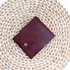 Business Trip Wallet Slim Faux Leather Wallet, Retro Snap Button Bifold Distressed Portable Card Holder for Men Women Slot