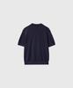 GENERALIDEA Man Temperature Cut Cool Button Collar Half Knit [Dark Navy] / Gf2Mkp013