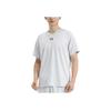 Under Armour Loose Fit V-Neck Short Sleeve T-Shirt Unisex Tops Light-Gray 21500531-009