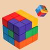 NEW 3D Wooden Soma Cube Toys Children Early Educational Building Block Montessori Puzzle Games Toys Brain Storm Game Sensory Toy