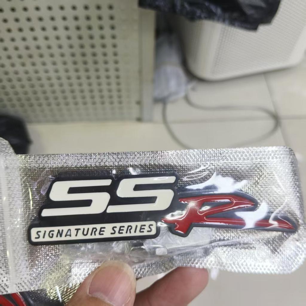SSR Three-dimensional Metal Car Logo, Sports Modified Tail Logo Side Logo, Trunk Body Personalized Decorative Sticker