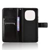 Flip Case for Xiaomi Redmi Note 14 Pro 5G / Xiaomi Poco X7 5G, Crazy Horse Wallet, Black