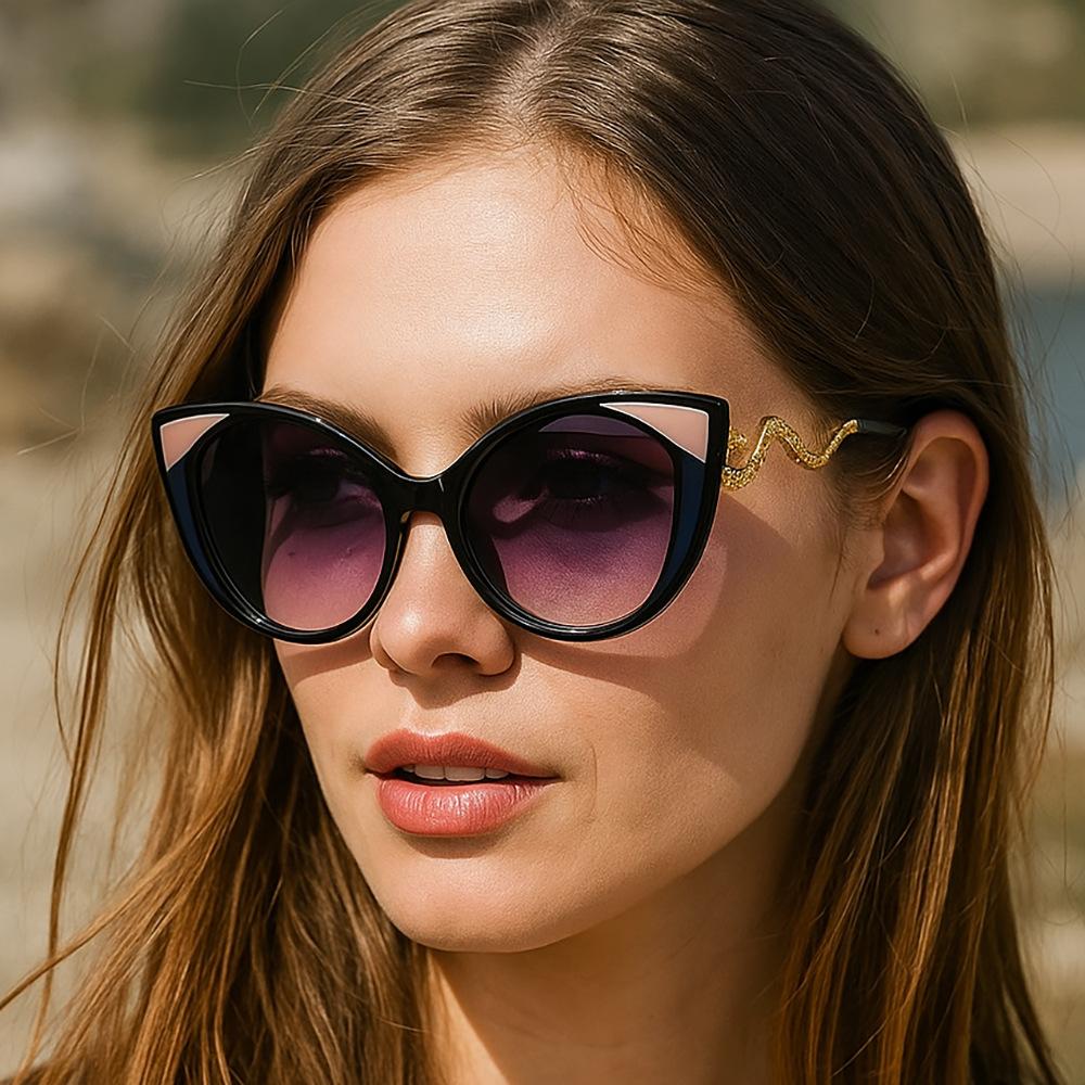 Vintage Snake Cat Eye Reading Eye Glasses Women Myopia Customize Prescription Optical Lens Anti Blue Light Photochromic Frame