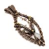 Wild Horse Jasper &  Moonstone Pendant, 999 Copper Wire Wrapped Gemstone Jewelry, Handmade Tree Of Life Pendant, For Thanksgiving