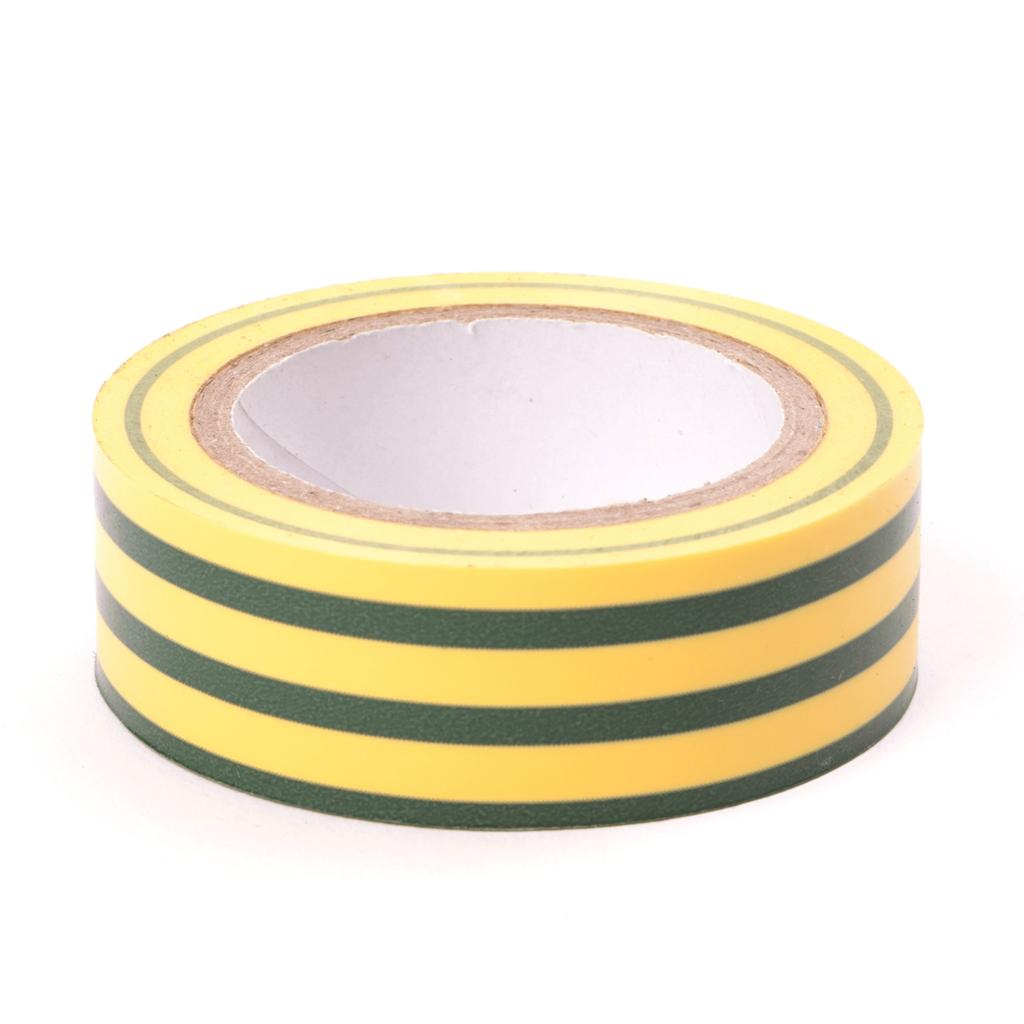 Insulating Tape 15Mm X 0.13Mm Yellow-Green 10M