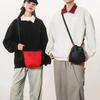 Large Capacity Drawstring Bucket Bag Lightweight Canvas Shoulder Bag Sports Crossbody Bag  Outdoor