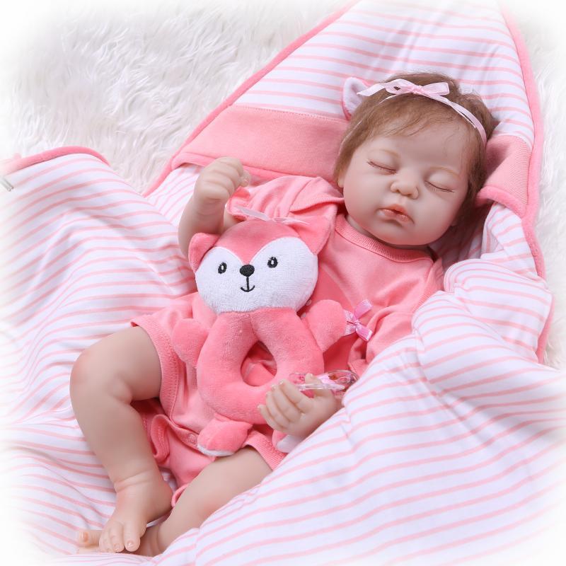 NPK Realistic Soft Silicone Baby Doll for EU Market 56 cm