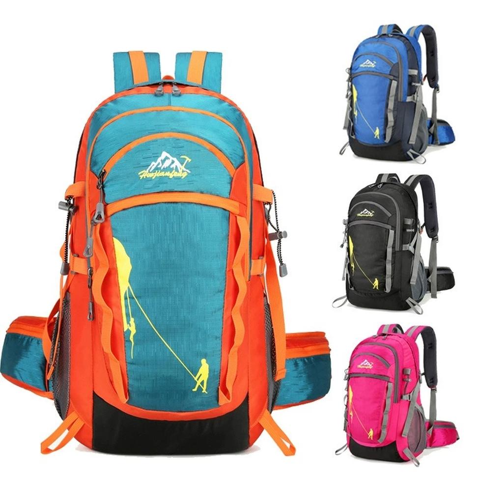 Outdoor Sports Short Distance Trip Backpack Mountaineering Duffel Bag Camping Travel Knapsack Climbing Hiking Hydration Rucksack