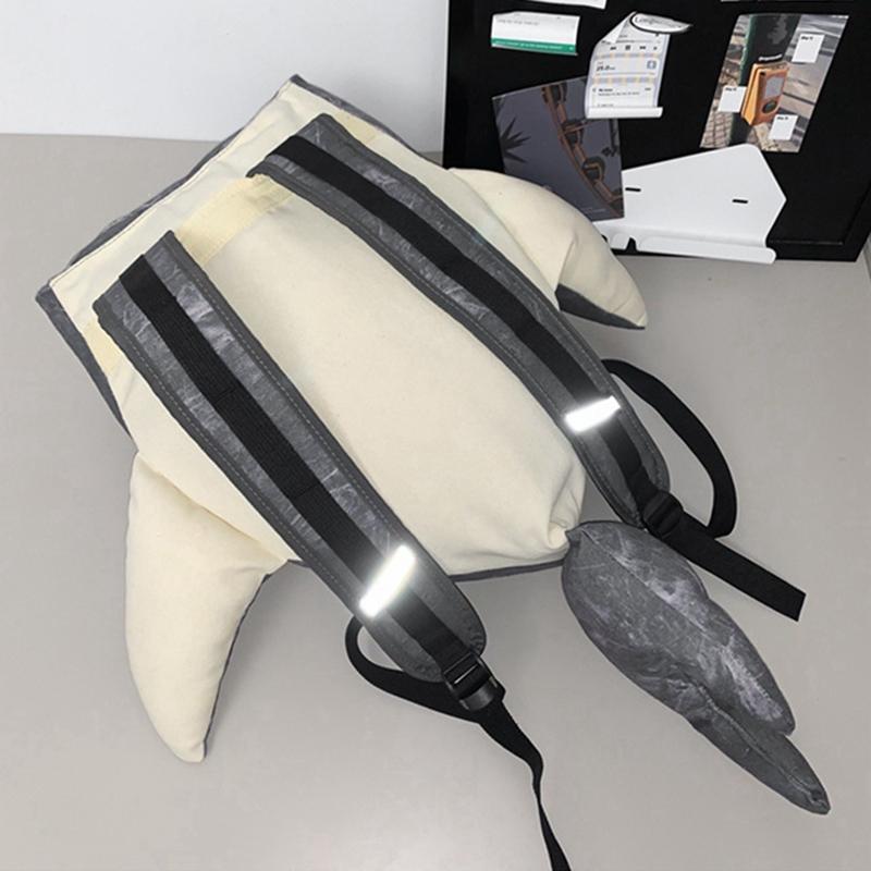 Wysoki wygląd Uroczy plecak wieloryb z zoo Zabawny plecak szkolny z postacią zwierzęcą Plecak o dużej pojemności odporny na plamy