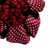 Hair Net Polka Dots Stretchy Cloth Women Hair Snood for Dancer