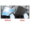 For POLESTAR 4 2024-2025 Skylight Ceiling Shade Sunshade Curtain Sunscreen Insulation Car Curtains Automobile Supplies