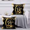 18 21 30 40 50 60 70 80 90th Anniversary Party Cushion Cover Car Throw Pillow Case For Sofa Car Christmas Gift