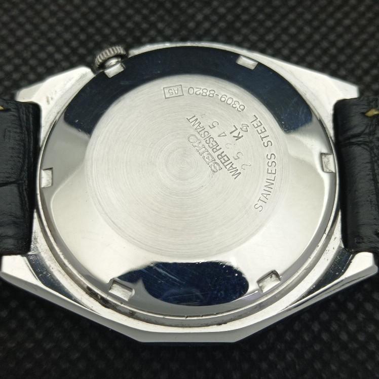 USED VINTAGE SEIKO 5 AUTOMATIC 6309A JAPAN MENS ORIGINAL DIAL WATCH A413425-2 SKU621a-a413425