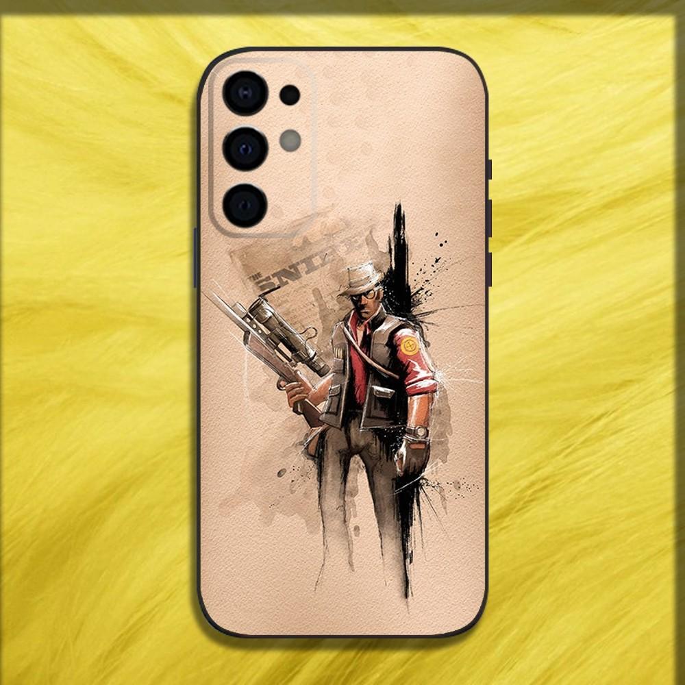 

Team F-Fortress 2 Game Phone Case For Samsung S24,S21,S22,S23,S30,Ultra,S20,Plus,Fe,Lite,Note,10,9,5G Black Soft Cover Samsung S105G