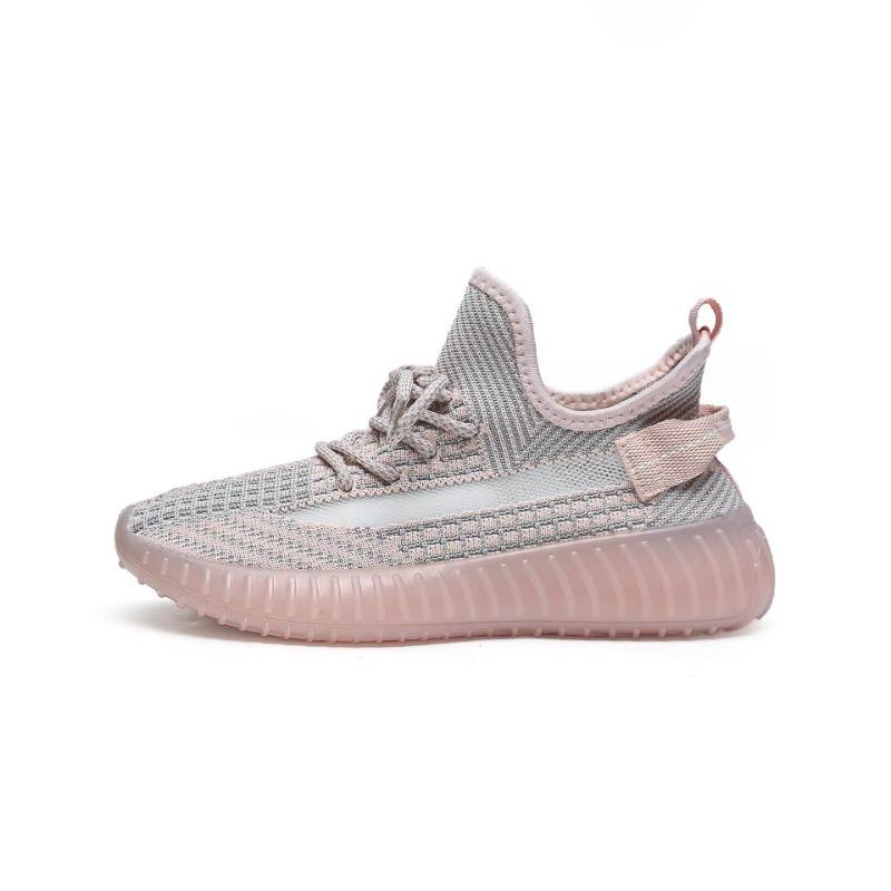 Men's new men's shoes breathable fly-woven sports shoes men's trend student couple versatile casual shoes women