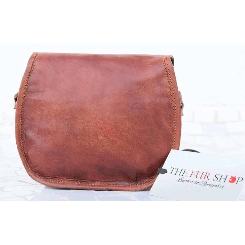 Handmade Leather Bag Purse for Women and Girls Small Satchel On the Go Genuine Leather Bag Retro look Leather Handbag Leather Satchel Bag