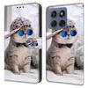 For Motorola Edge 60 Pro 5G Wallet Case Pattern Printing Stand Leather Flip Phone Cover