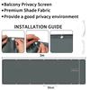 Waterproof Sun Shade Cloth for Outdoor Patio Pergola Shade Cover with Grommets Deck Shade Privacy Screen Balcony UV Protection