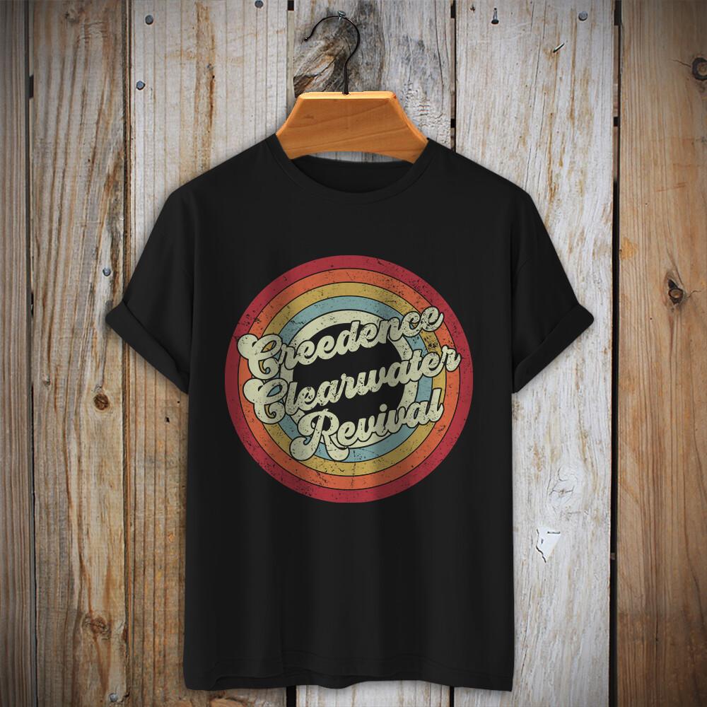 Rock Band Creedence Clearwater Revival T-shirt John Fogerty Tom Fogerty Stu Cook XXL