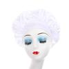 Wide Brim Satin Nightcap: High Elasticity Anti-Frizz Silk Chemotherapy Hat for Hair Care
