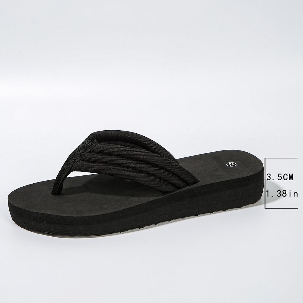 Women's Flip Flops Herringbone Flat Shoes 2024 Summer Outdoor Low Heel Casual Lightweight Soft Soled Women's Flip Flops Slip On