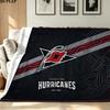 Carolina Hurricanes Print Flannel Blanket High Quality Warm Comfortable Cover for All Seasons Perfect for Gifts Home Decor