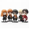 3pcs/10pcs Style Vinyl Figures Set Hermione Ron Hedwig Collectible Car Model Toy Cake Decoration Q PVC Including Entertaining Play Safe Kid Friendly