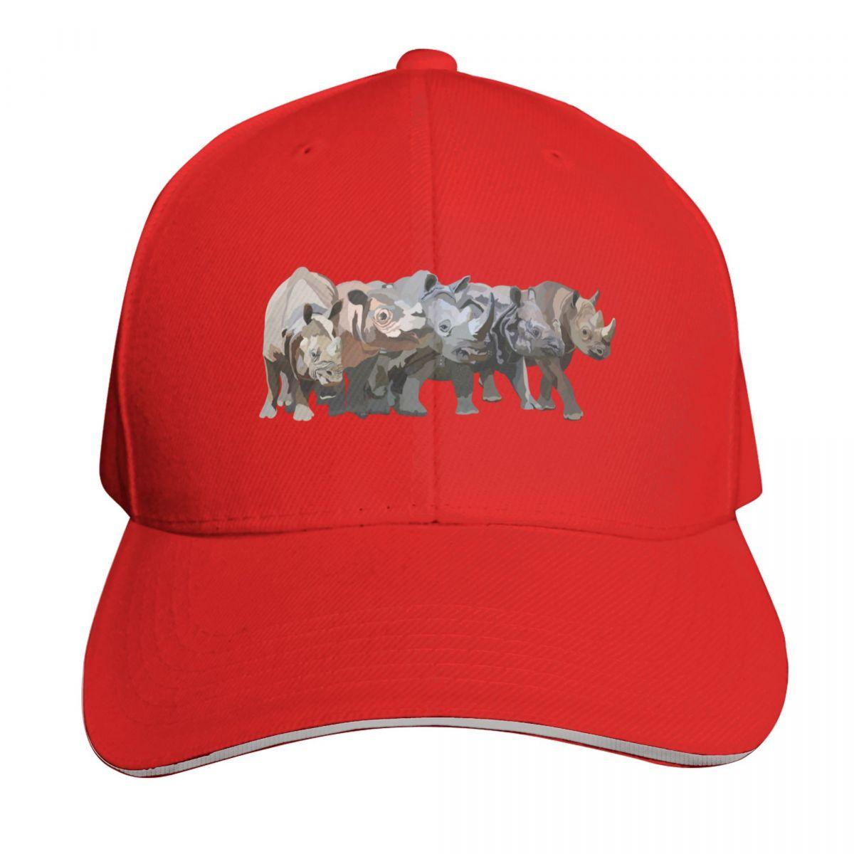 Rhino Species Baseball Cap Golf Cap golf hat genuine Vintage Hat Baseball Cap Elegant Womens Hats Unisexs