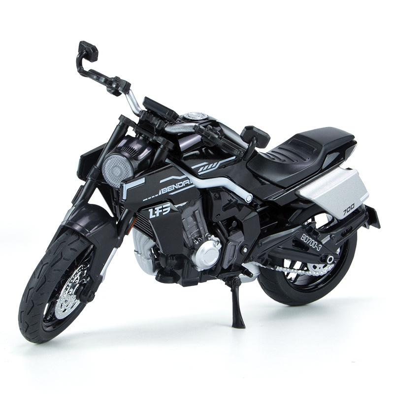 1/12 Tang Knife Lfs700 Racing Cross-country Motorcycle Model Simulation Alloy Toy Street Motorcycle Model Collection Kids Gifts