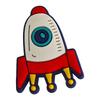Space-Themed Astronaut and Spaceship Charm Set: Decorative Accessories for Kids