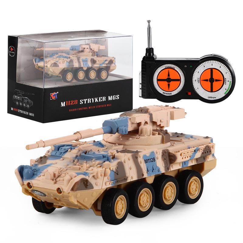 Mini 4-Way Wireless Remote Control Tank for Kids with Charging Feature