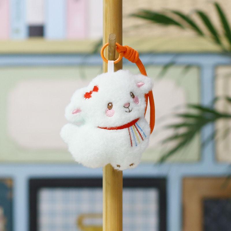 Cute Animal Plush Toy For Kids With Short Pile Polyester For Backpack Decor