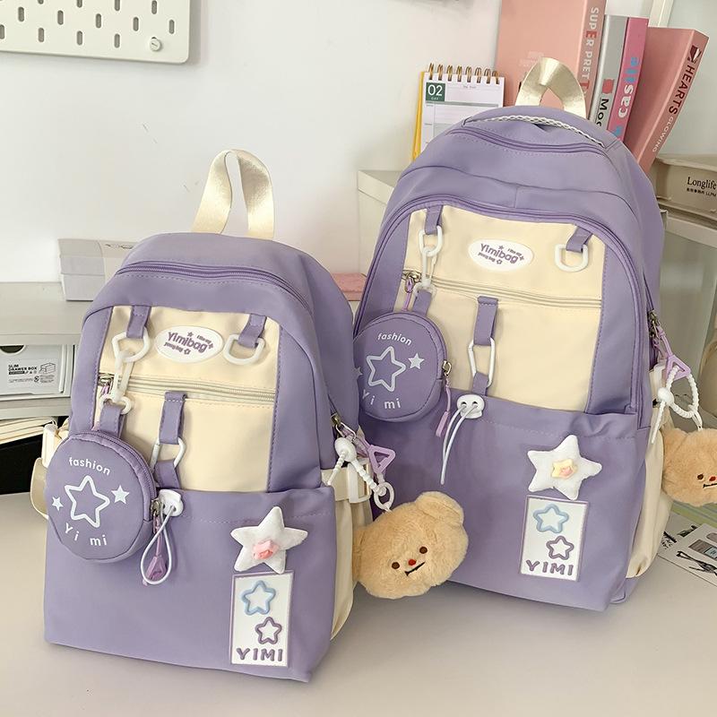 Children's Schoolbags Girls Elementary School Students Junior High School Students High School Students Children Small Backpacks