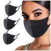 3PC Adult Woman Polka Dot Print  Washable Safet  Haze Face Mask