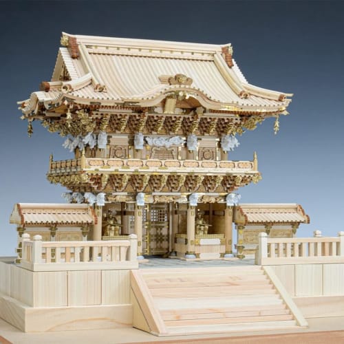 Woody Joe 1/50 Nikko Toshogu Shrine Yomeimon Gate Wooden Model Assembly Kit