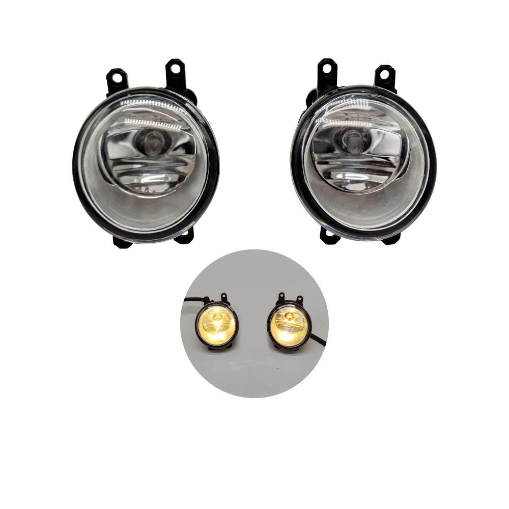 Car LED Fog Lights Fog Lamp For Toyota Yaris 2006 2007 2008 Harness Wiring Cover Grille Halogen Angel eyes DRL