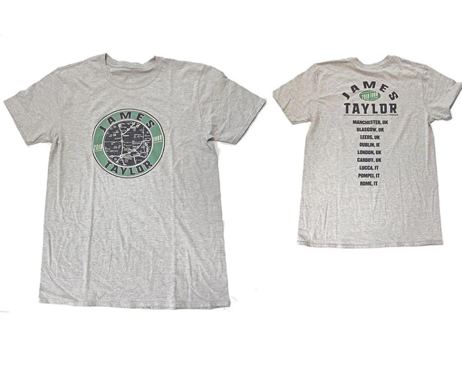Vintage 2018 James Taylor 2018 Tour T-shirt, Size S-4XL