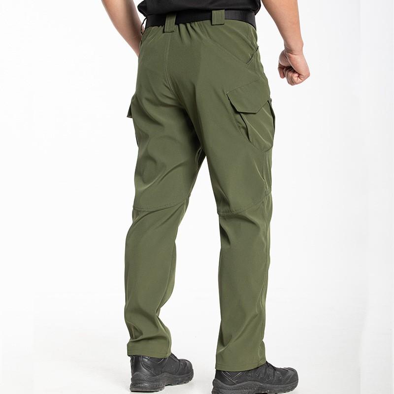 Mens Tactical Cargo Pants Multi-Pocket Outdoor Workwear Durable Water-Resistant Breathable Hiking Camping Cycling